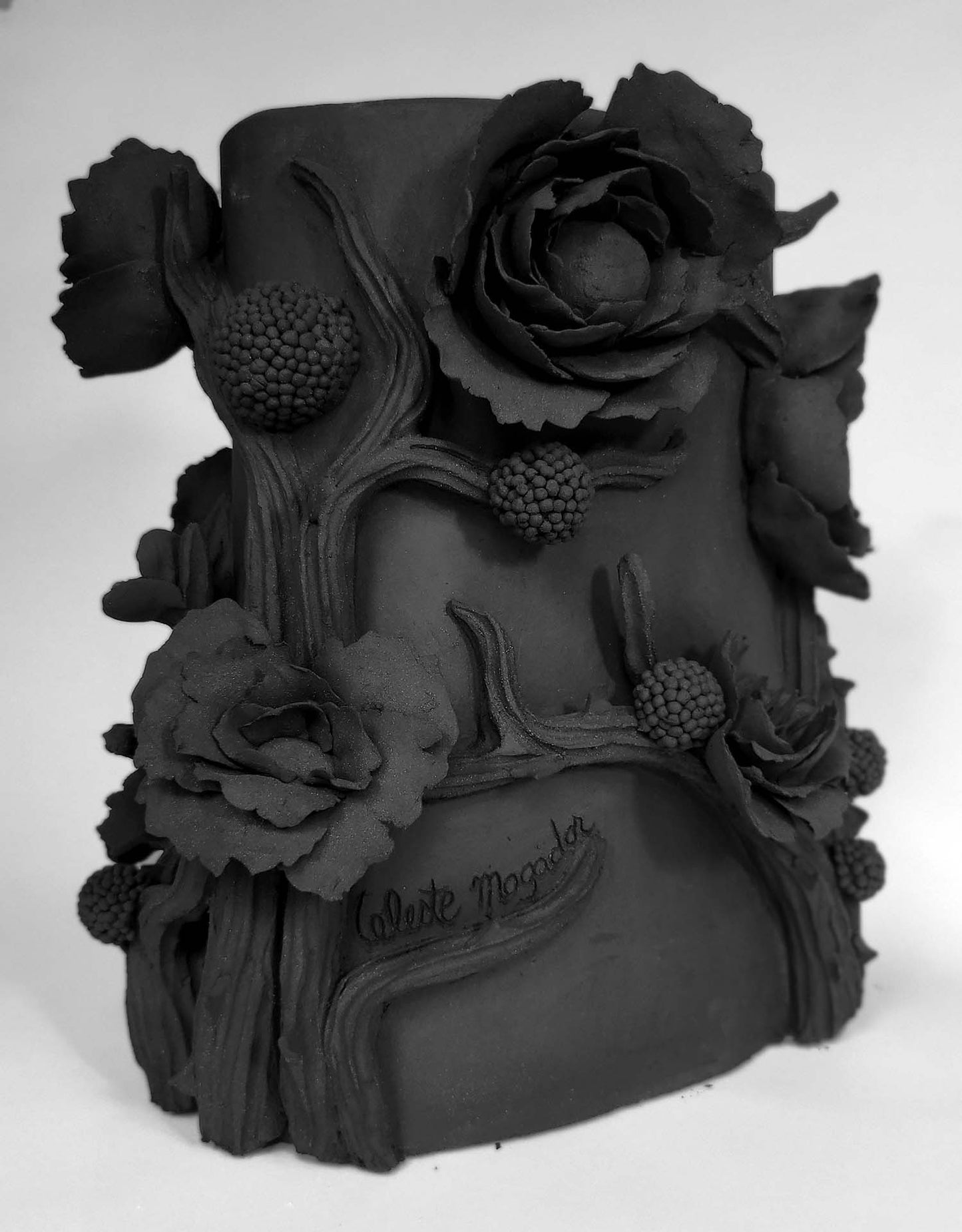 Vase en grès - Pièce Unique Fabriquée à la Main