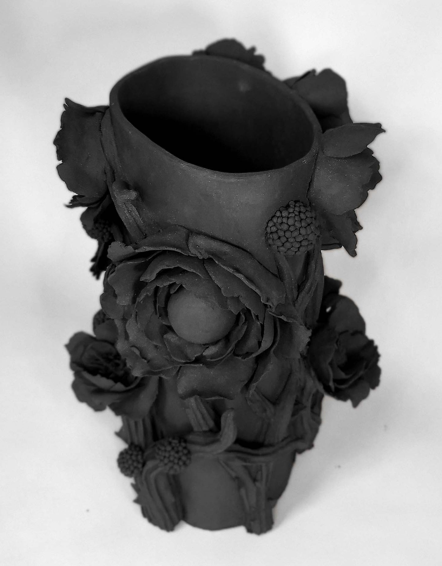 Vase en grès - Pièce Unique Fabriquée à la Main